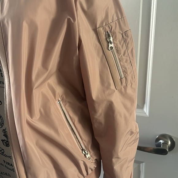 Mackage Cara Bomber Jacket Blush Pink - Picture 3 of 11